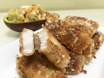 參考食譜 : 老木的★☆半油煎旗魚酥☆★