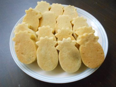 參考食譜 : ㄚ芬的親子廚房--鳳梨酥(免打發)