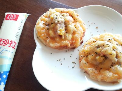 參考食譜 : 迷你披薩&太陽蛋土司-滿分早點×桂冠沙拉