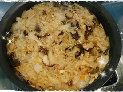 參考食譜 : 金勾白菜滷