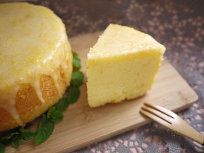 參考食譜 : 檸檬糖霜蛋糕(6吋)