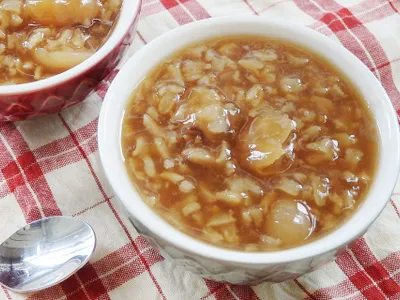 電鍋料理。秋日暖暖桂圓粥