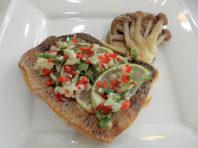 香煎泰式鱸魚片-允廚親子廚藝