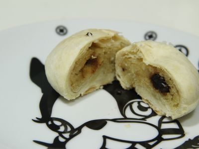 參考食譜 : 綠豆椪+綠豆沙內餡【麵包機105T】