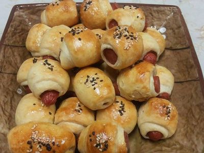 參考食譜 : Mini熱狗卷