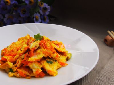 參考食譜 : 紅蘿蔔炒蛋-家樂福廚神大賽2015