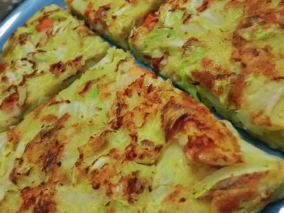 參考食譜 : 海鮮煎餅