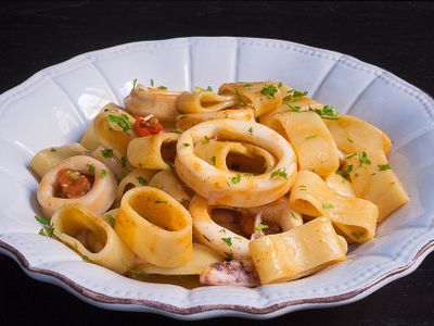 參考食譜 : 義大利番茄中卷麵