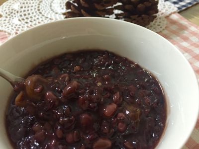 桂圓紅豆紫米粥