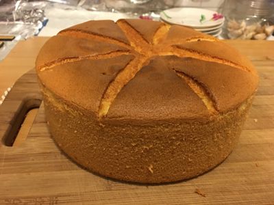 參考食譜 : 古早味戚風蛋糕