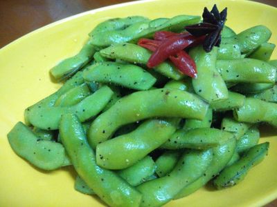 參考食譜 : 涼拌毛豆