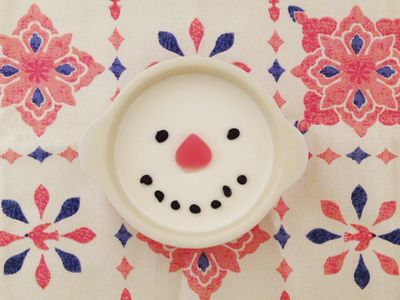 聖誕料理-雪人鮮奶酪