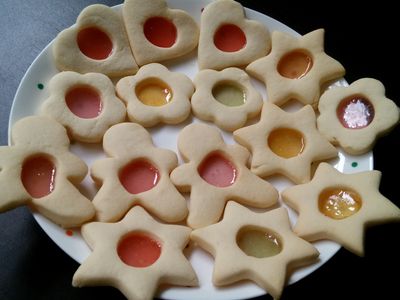 參考食譜 : 繽紛聖誔-寶石餅乾