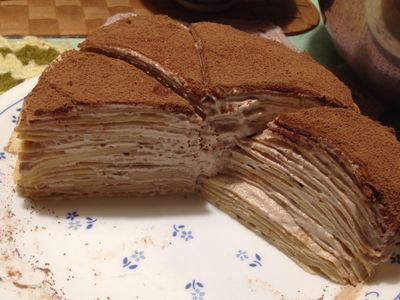 可可千層派「免烤箱」