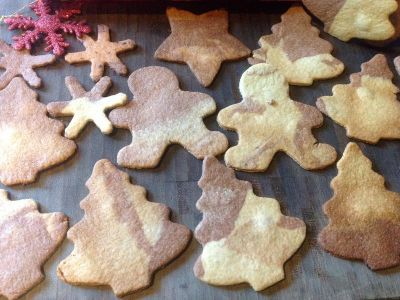 參考食譜 : 聖誕節繽紛4色餅乾❤!!!