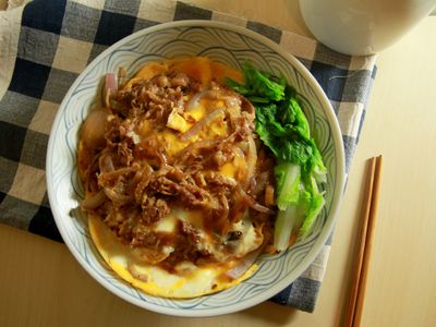 滑蛋牛肉蓋飯_小七食堂