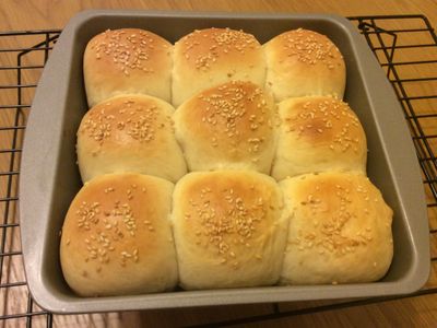 參考食譜 : 牛奶小餐包