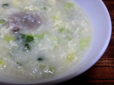 參考食譜 : 3分鐘隔夜飯變成廣東好粥