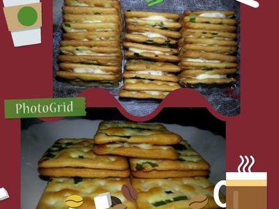 參考食譜 : 奶Q牛軋餅