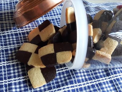 參考食譜 : 格子餅乾