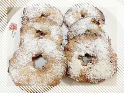 參考食譜 : 蘋果甜甜圈