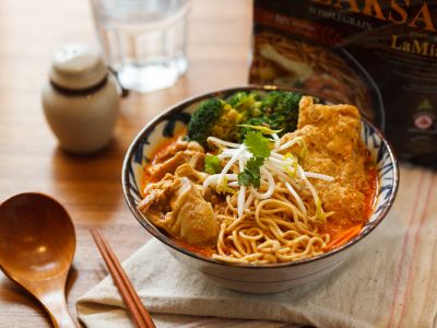 參考食譜 : Laksa叻沙雞湯麵【新加坡百勝廚】