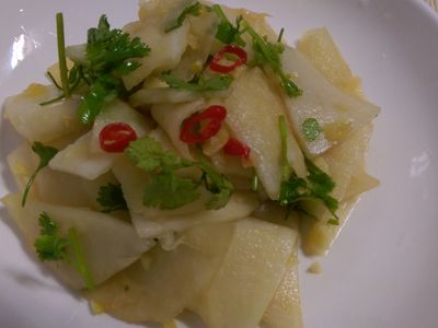 參考食譜 : かにの涼拌結頭菜