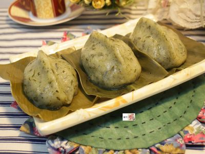 艾草粿(豬籠粄)