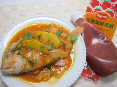 橙汁茄醬魚【蕃茄懶人料理】