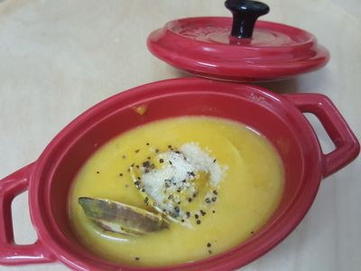 南瓜牛奶濃湯