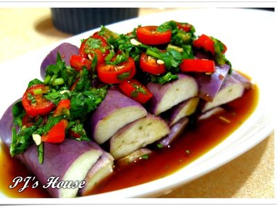 參考食譜 : 品靚上菜-清蒸茄子