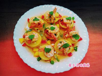 參考食譜 : 白玉鮮蝦迎新年［全聯料理王大賽］