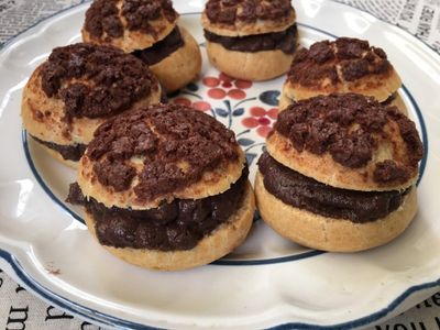 參考食譜 : 巧克力波羅泡芙