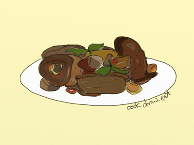 參考食譜 : 三杯杏鮑菇、三杯雞