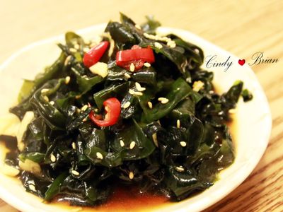 參考食譜 : 涼拌海帶芽