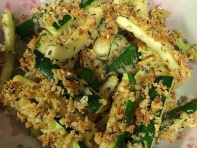 健康無油-義大利櫛瓜薯條