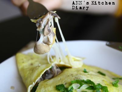 蘑菇起司歐姆蛋