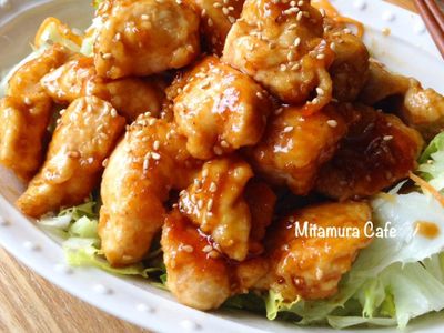 參考食譜 : 芝蔴茄汁雞丁