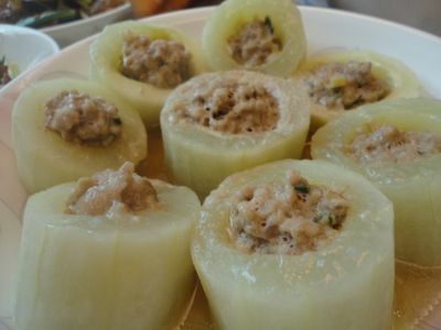 參考食譜 : 力力隨意煮-胡瓜封(大黃瓜釀肉)