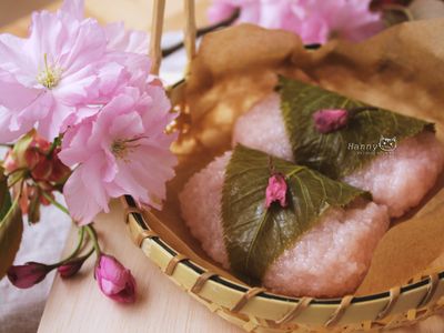 ♥開動with Kat♥道明寺櫻餅