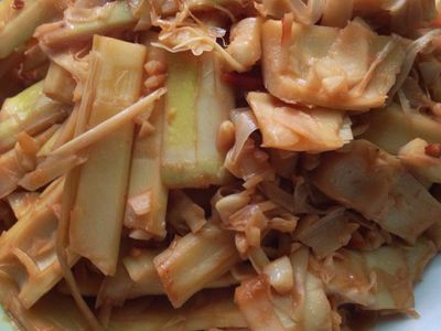 參考食譜 : 炒桂竹筍