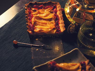 參考食譜 : 蔓越莓蘋果塔