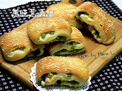 參考食譜 : 美味蔥燒餅