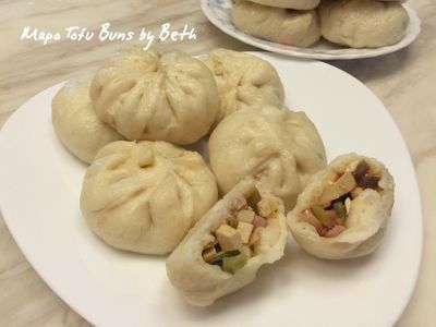 參考食譜 : 麻婆豆腐包