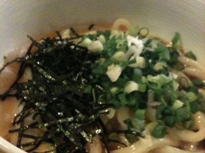 參考食譜 : 五分鐘搞定烏冬拌麵