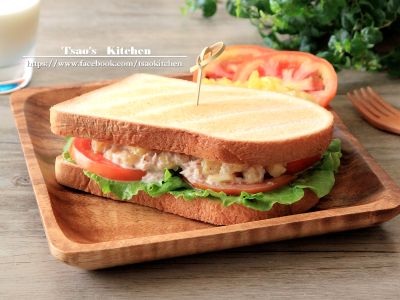 鳳梨鮪魚三明治【全聯24節氣料理】