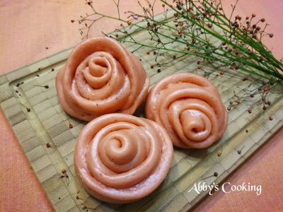參考食譜 : 紅麴玫瑰花饅頭