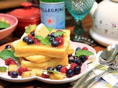 參考食譜 : 豪華版法式吐司，連老布希都說好吃