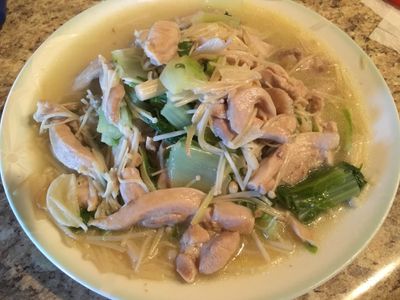 雞汁金針白菜滷