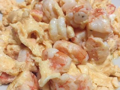 參考食譜 : 蝦仁炒蛋